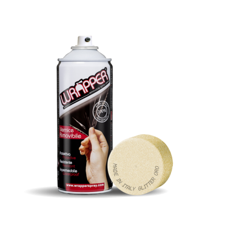 WR1500-A-01.jpg WRAPPER, PELLICOLA SPRAY RIMOVIBILE, 400 ML - GLITTER ORO