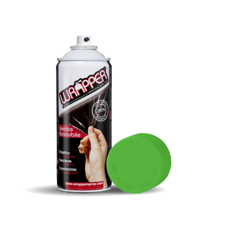WR2511-A-01.jpg WRAPPER, PELLICOLA SPRAY RIMOVIBILE, 400 ML - VERDE FLUO