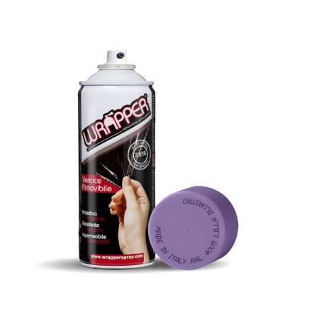 WR4005-A-01.jpg WRAPPER, PELLICOLA SPRAY RIMOVIBILE, 400 ML - LILLA BLUASTRO - RAL 4005