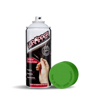 WR6106-A-01.jpg WRAPPER, PELLICOLA SPRAY RIMOVIBILE, 400 ML - VERDE KAWASAKI