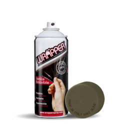 WR6114-A-01.jpg WRAPPER, PELLICOLA SPRAY RIMOVIBILE, 400 ML - KAKI OLIVE