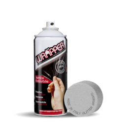 WR7500-A-01.jpg WRAPPER, PELLICOLA SPRAY RIMOVIBILE, 400 ML - GLITTER ARGENTO