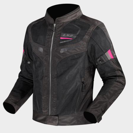 GARDALADYNERROSA.jpg GIACCA DONNA GARDA AIR NERO/ROSA