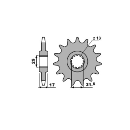 2042 15 18NC.jpg Pignoni cbr-rr 18nc +fori c.520