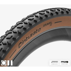 3833200-2.jpg COPERTONE CINTURATO GRAVEL M - 650BX45 NERO/MARRONE (CLASSIC) TECHWALL GRAVEL