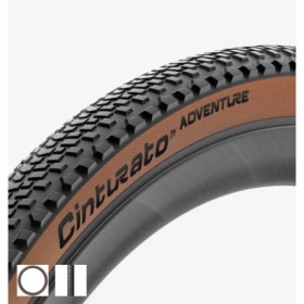 ADVENTURE CLASSIC BATTISTRADA.jpg COPERTONE CINTURATO ADVENTURE - 700X40 NERO/MARRONE (CLASSIC) TECHWALL GRAVEL