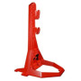 R24 CON BICI.jpg RTECH CAVALLETTO BICI ROSSO - LOGO NERO