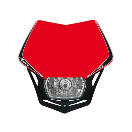 maskrsnr008.jpg MASCHERINA PORTAFARO V-FACE ROSSO CRF-NERO