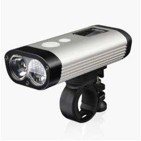 PR900.jpg RAVEMEN LUCE 900 LUMEN ANTERIORE ARGENTO