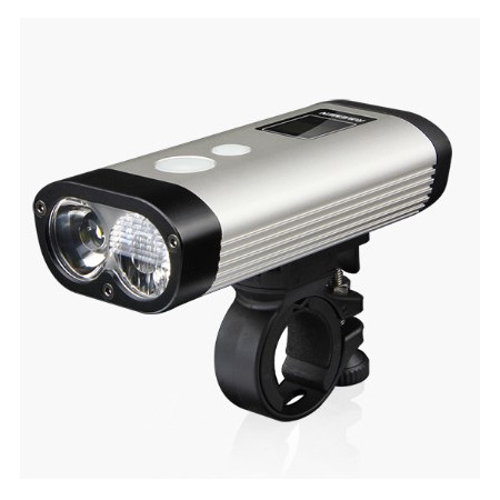 PR900.jpg RAVEMEN LUCE 900 LUMEN ANTERIORE ARGENTO