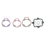 RMS-100689381.png SERIE GUARNIZIONI SMERIGLIO RMS PIAGGIO HEXAGON/GILERA RUNNER/ITALJET DRAG