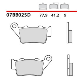 07BB02SD.jpg PASTIGLIE FRENO SINT.