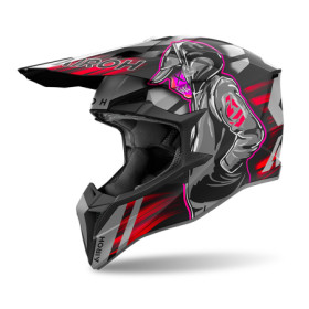 airoh_wraaap_2206_helmet_cyborg_rosso_2.jpg CASCO CROSS AIROH WRAAAP CYBER