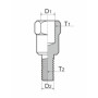 121850100.jpg ADATTATORE SPECCHIETTO RMS M8 SINISTRO - M10 DESTRO