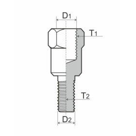 121850110.jpg ADATTATORE SPECCHIETTO RMS M8 SINISTRO - M8 DESTRO