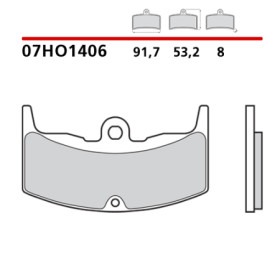 07HO1406.jpg PASTIGLIE FRENO MOTO (FDB310)