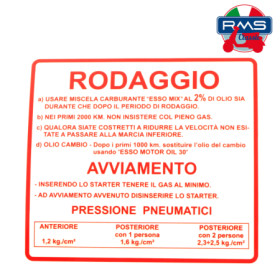 142721050.jpg ADESIVO RODAGGIO RMS CLASSIC PIAGGIO VESPA 50-90-125CC 610170M002