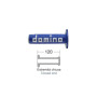 184161050.jpg MANOPOLE DOMINO OFF-ROAD BLU/BIANCO