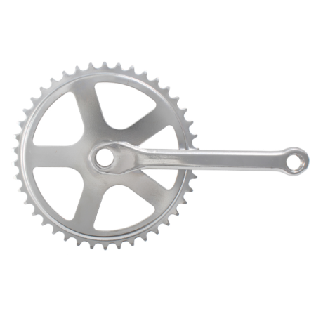 Easy-42157430a.png GUARNITURA 1/2 1/8 IN ACCIAIO A CHIAVELLA - 42D, 165 MM, ARGENTO