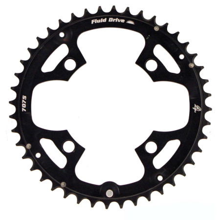 421578001.jpg CORONA BCD 104 MM 4-FORI 2 X 11V - 44 DENTI, COMPATIBILE SHIMANO, NERO