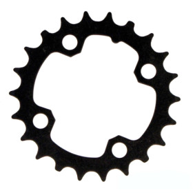 CORONA BCD 104 MM 4-FORI 2 X 11V - 32 DENTI, COMPATIBILE SHIMANO, NERO 421578011.jpg CORONA BCD 104 MM 4-FORI 2 X 11V - 32 DENTI, COMPATIBILE SHIMANO, NERO
