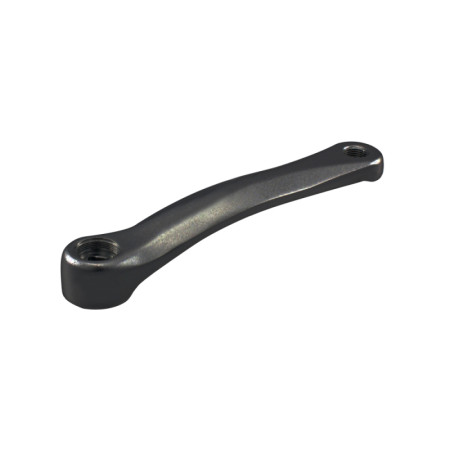 421579101.jpg PEDIVELLA SINISTRA ALLUMINIO PERNO QUADRO - 170 MM, NERO