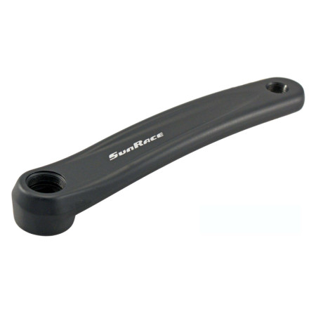 421579161.jpg PEDIVELLA SINISTRA ALLUMINIO M50 PERNO QUADRO - 170 MM, NERO