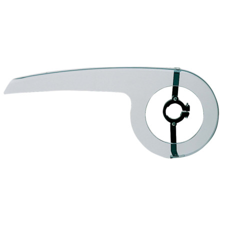 421579940.jpg CARTER POLICARBONATO ATTACCO RAPIDO - PER GUARNITURE DA 42 A 44 DENTI, TRASPARENTE