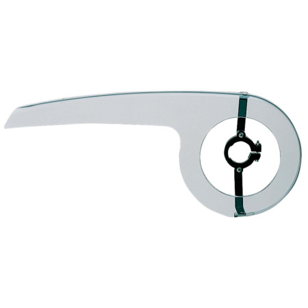 421579950.jpg CARTER POLICARBONATO ATTACCO RAPIDO - PER GUARNITURE DA 46 A 48 DENTI, TRASPARENTE
