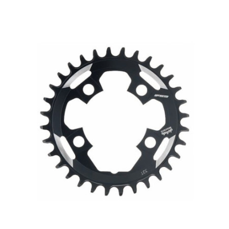 421586111.jpg CORONA SL-K MY16 MEGATOOTH BCD 76 MM ASIMMETRICO ABS 4-FORI 1 X 11/12V - 32 DENTI, NERO ARGENTO, WB347