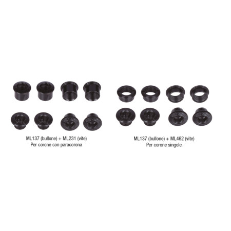 421589045.jpg KIT BULLONI CORONE 4PZ 4MM ML462 M8X0,7SP. OEM MTB