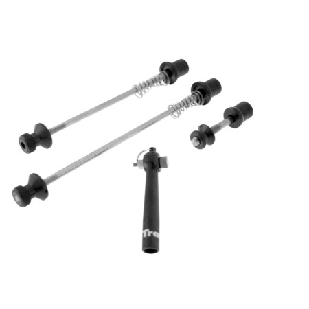 421770101.jpg KIT BLOCCAGGI PER MOZZO ANTERIORE, POSTERIORE E SELLA, CON CHIAVE PER SERRAGGIO ASPORTABILE, VERSIONE BLACK - KIT