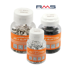 421830330.jpg TERMINALI CAVI FRENO D.2,3MM - 500 PZ, ARGENTO
