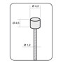 463510060.jpg CAVI CAMBIO SHIMANO/SRAM - 1.2 X 2000 MM, INOX, CONFEZIONE 100 PEZZI - 1.2 X 2000 MM, INOX, CONFEZIONE 100 PEZZI