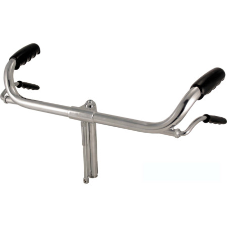 484000180.jpg MANUBRIO BICI R ACCIAIO - 480 MM, ARGENTO, MADE IN ITALY