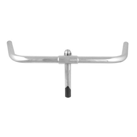 484000430.jpg MANUBRIO TOURING ACCIAIO - 520 MM, ARGENTO, MADE IN ITALY
