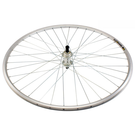 525009030.jpg RUOTA ANTERIORE CONDOR I14 PATTINO 28/700C - ARGENTO