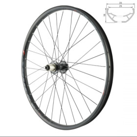 525011136.jpg RUOTA MTB TUBELESS READY - POSTERIORE 27.5 CON MOZZO SU CUSCINETTI 12X142MM CASSETTA SH 9-11V - POSTERIORE 27.5 CO