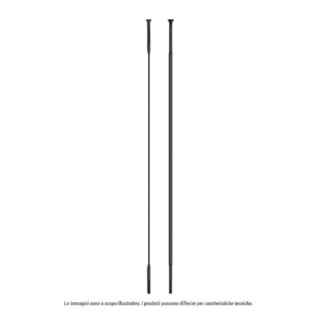 525071755.png RAGGIO CX-RAY INOX TESTA I-DRITTA - 303 MM, NERO, CONFEZIONE 4 PEZZI