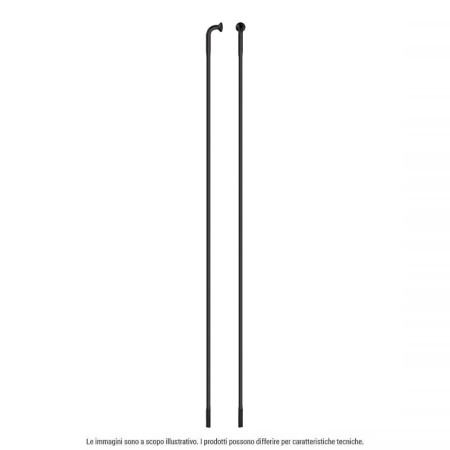 525072501.jpg RAGGIO D-LIGHT INOX TESTA J-BEND - 290 MM, NERO, CONFEZIONE 4 PEZZI