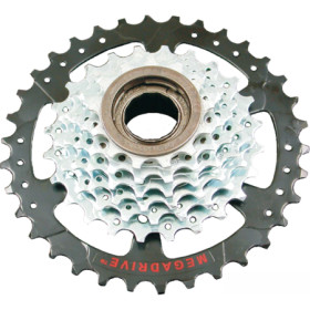525260100.jpg RUOTA LIBERA A FILETTO MEGADRIVE MFM4S 7V - 13-34 DENTI, ARGENTO