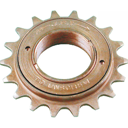 525260170.jpg RUOTA LIBERA A FILETTO COMPLETO GIRO DI SFERE 1/2 X 1/8 1V - 22 DENTI, BRONZO