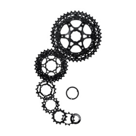 525260291.jpg PACCO PIGNONI A CASSETTA M99 9V - 11-40 DENTI, NERO, SH11