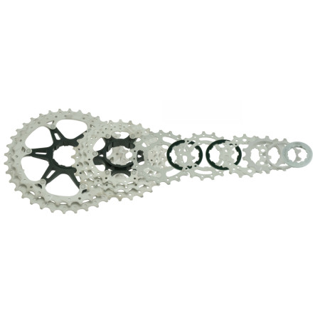 525260300.jpg PACCO PIGNONI A CASSETTA MS3 10V - 11-36 DENTI, ARGENTO, SH11
