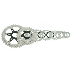 525260310.jpg PACCO PIGNONI A CASSETTA MS3 10V - 11-40 DENTI, ARGENTO, SH11