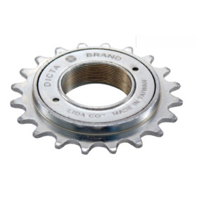 525260410.jpg RUOTA LIBERA A FILETTO DOPPIO GIRO DI SFERE 1/2 X 1/8 1V - 18 DENTI, ARGENTO - 18 DENTI, ARGENTO