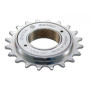 525260410.jpg RUOTA LIBERA A FILETTO DOPPIO GIRO DI SFERE 1/2 X 1/8 1V - 18 DENTI, ARGENTO - 18 DENTI, ARGENTO