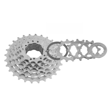525260490.jpg PACCO PIGNONI A CASSETTA R91 9V - 11-28 DENTI, ARGENTO, SH11