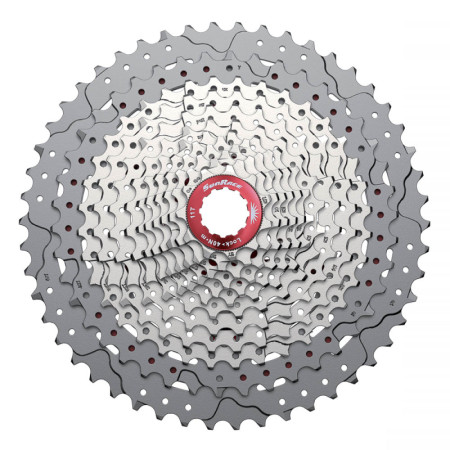 525261000.jpg PACCO PIGNONI A CASSETTA SUPER LIGHT MZ91 12V - 10-50 DENTI, ARGENTO, SRAM XD