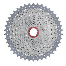 525261010.jpg PACCO PIGNONI A CASSETTA LIGHT MX9 11V - 10-46 DENTI, ARGENTO, SRAM XD